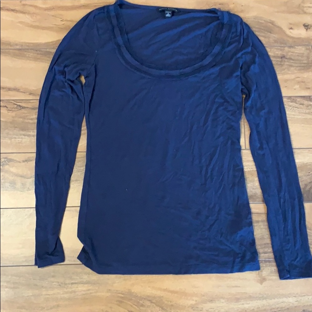Banana republic stretch navy shirt